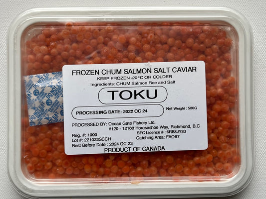 Chum salmon red caviar (Toku, premium quality), 500 g